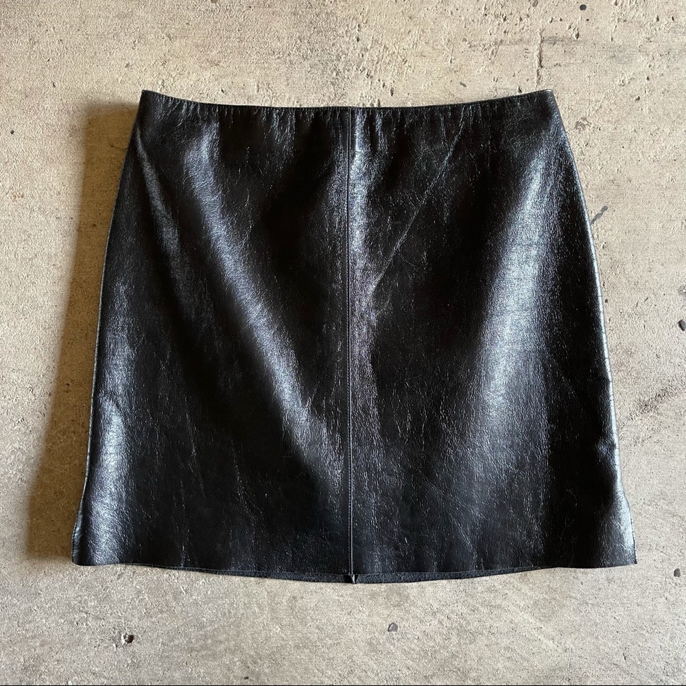 SALE❣️Vintage 1996 Kenneth Cole Leather Skirt